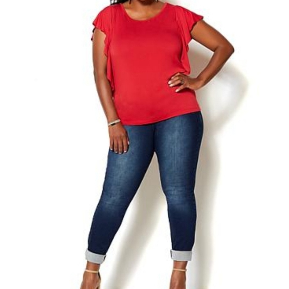 Iman 360 slimming technology denim jeans